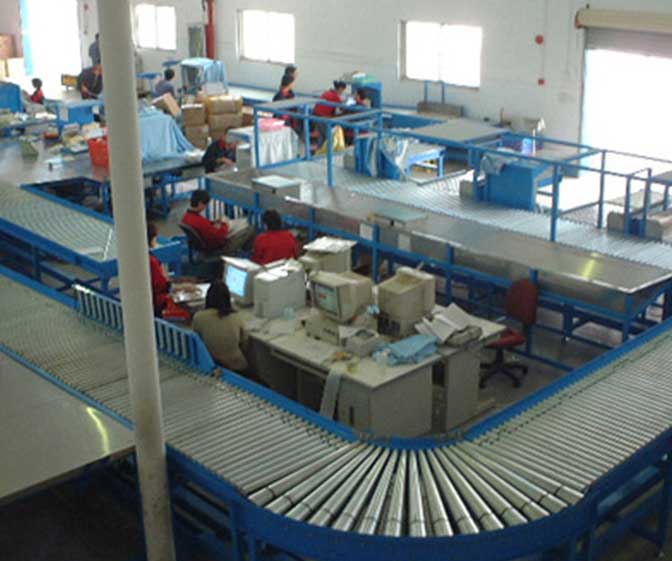 stainless steel roller conveyor